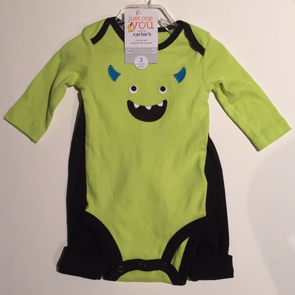 NWT 🧟‍♂️ TWO (2) Infant Halloween Outfits